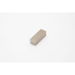 Neodym Quadermagnet 8x3x2 mm N45 vernickelt (Ni-Cu-Ni) - RoHS/REACH-konform | supermagnetic.de