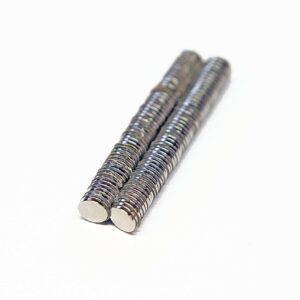 6x0.75mm selbstklebende Neodym Scheibenmagnete