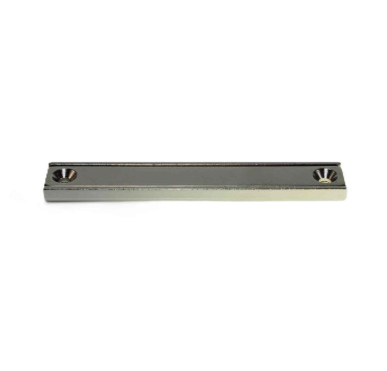 Neodym Magnet Mit Loch - Neodym Flachleiste Mit Bohrung und Senkung - 60x13,5x5mm mit Senkung - Senkbohrung - Senkloch [2 Stück Neodym Magnet Mit Loch - Neodym Flachleiste Mit Bohrung und Senkung - 60x13,5x5mm mit Senkung - Senkbohrung - Senkloch [2 Stück